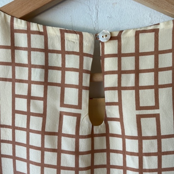 Haltson Lifestyle Silk Grid Blouse - Picture 6 of 8